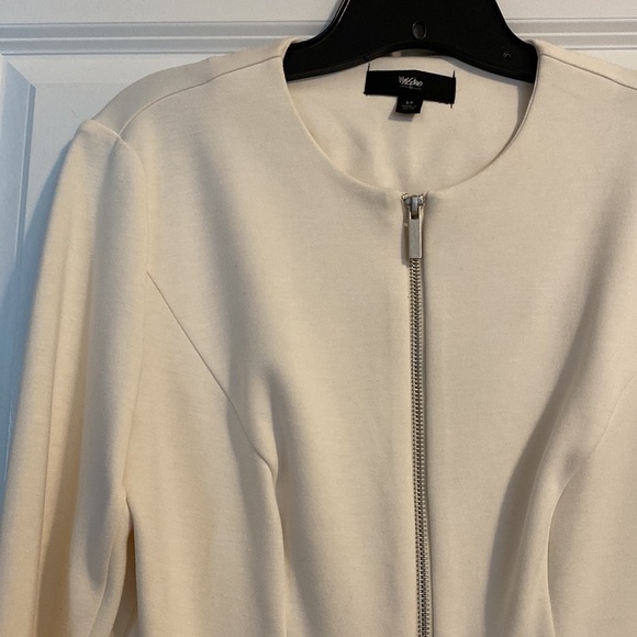 Cream Peplum Jacket - Picture 2 of 5